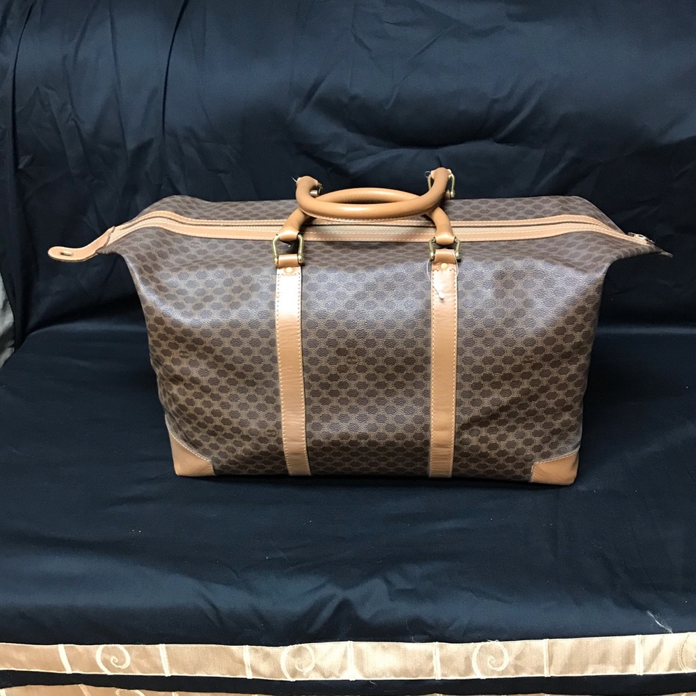 CELINE MACADAM BOSTON DUFFLE TRAVEL BAG VGC  ‼️PURGE SALE‼️ - Picture 3 of 8